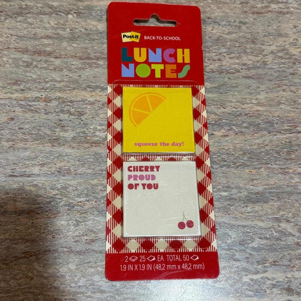 NEW Vibrant Lunch Notes Set